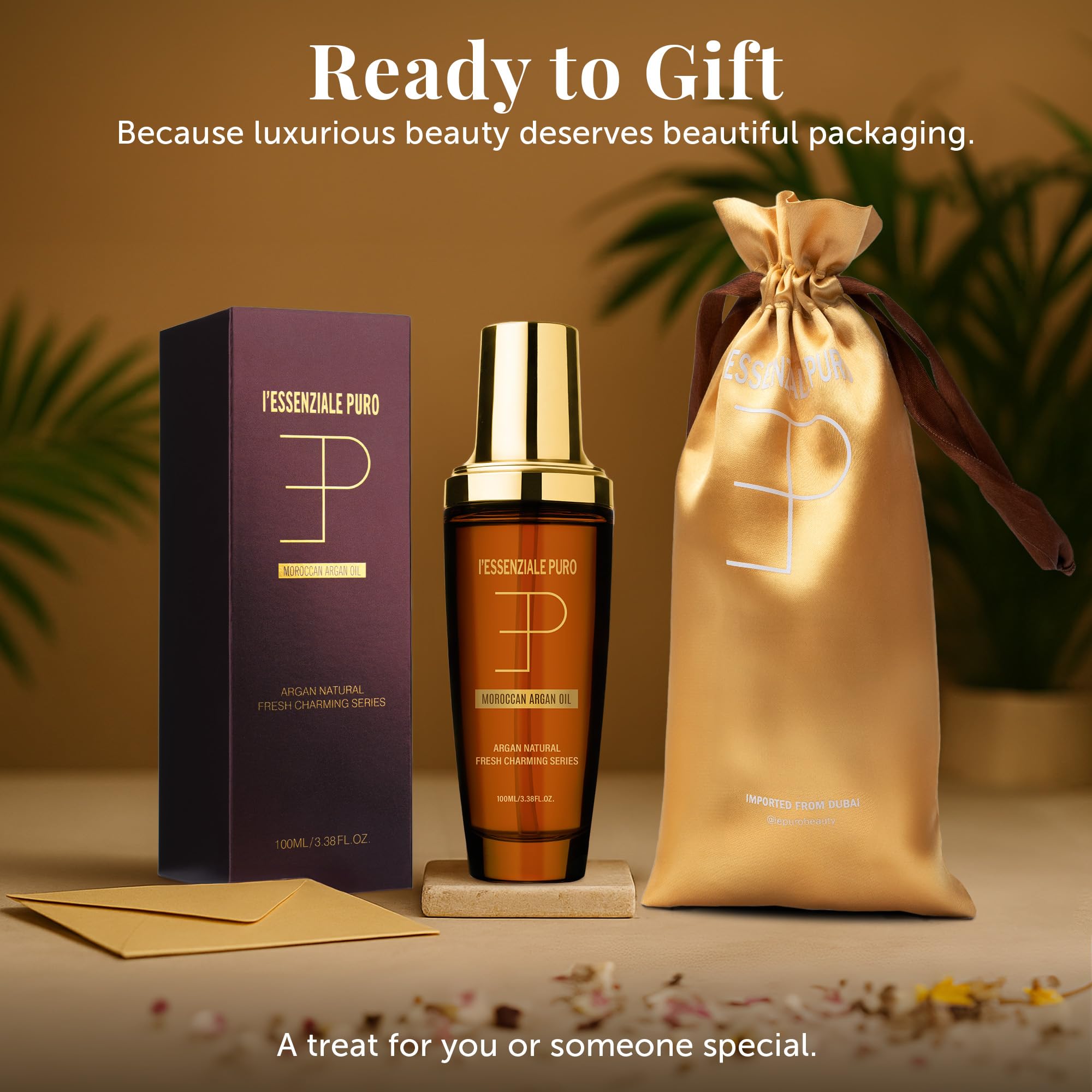 Moroccan Argan Oil for Hair and Body - LEPURO Official Imagery - 6
