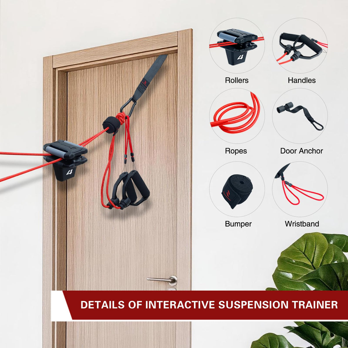 Portable Resistance Band Door Anchor for Solo 2 Player - YrsFish Official Imagery - 3