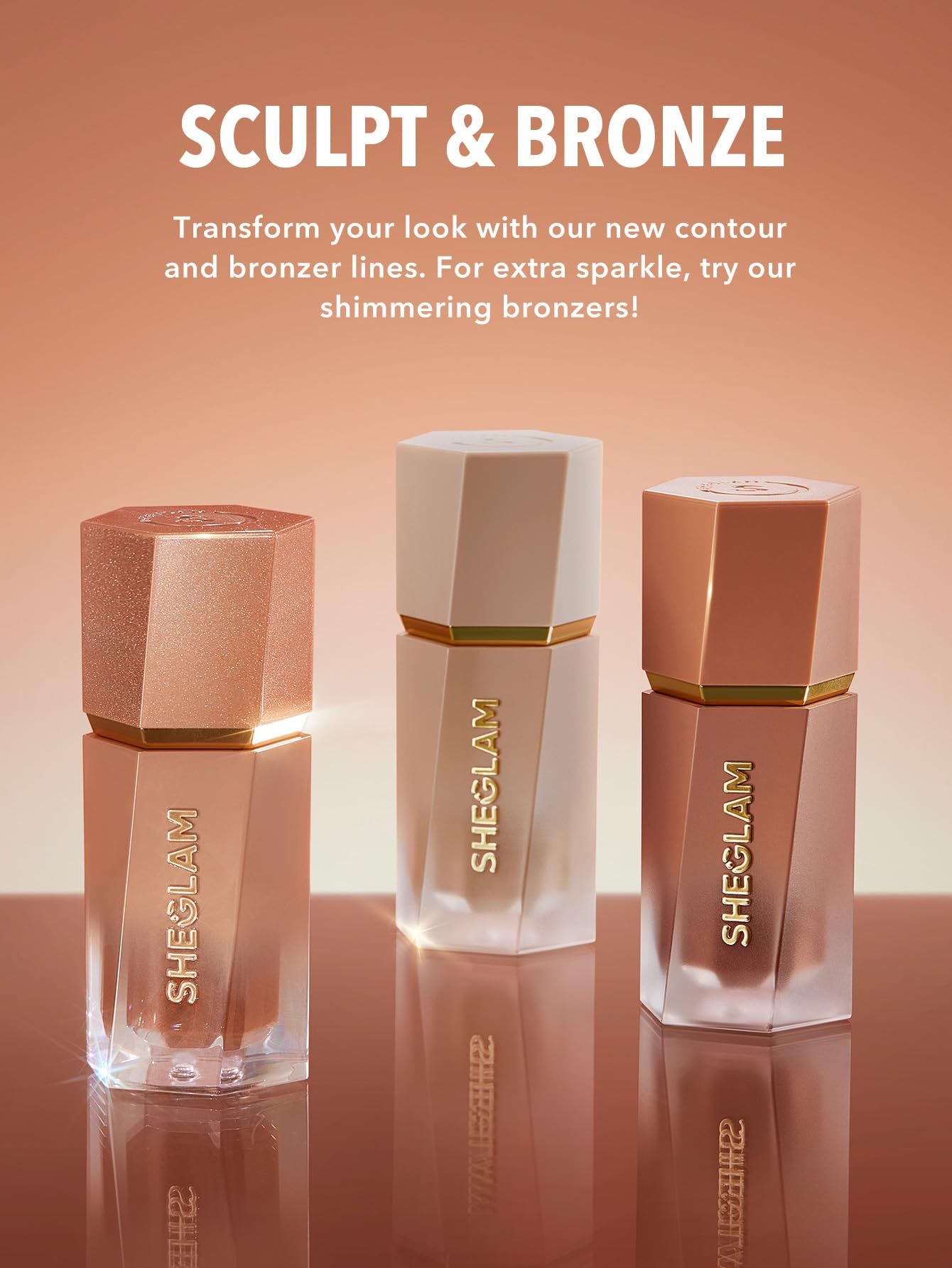 SHEGLAM Sun Sculpt Cool Toned Liquid Contour Stick Long Lasting Cream - View 4