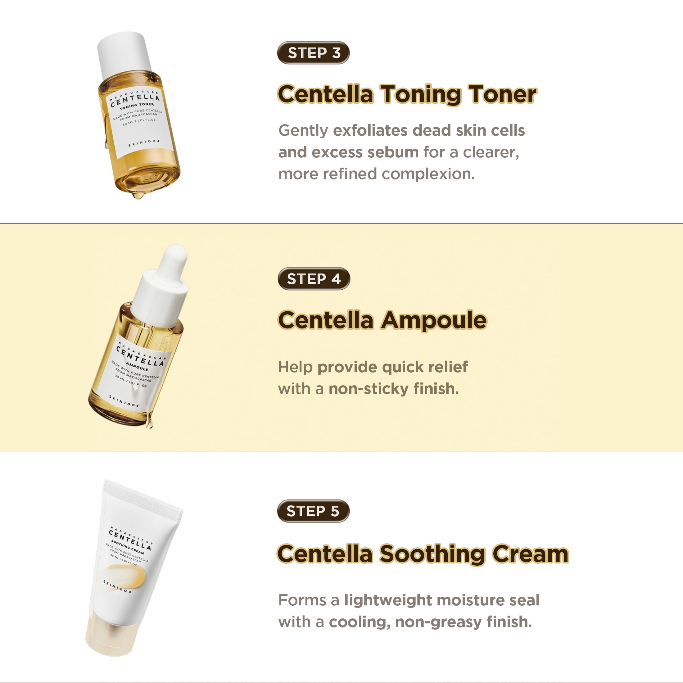 SKIN1004 Centella Travel Kit, Korean Skin Care Set of 5, Travel - SKIN1004