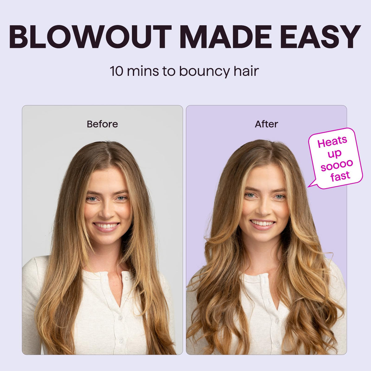 Wavytalk Thermal Brush Blowout Boost 1 5 Heat Round Brush - wavytalk Official Imagery - 6