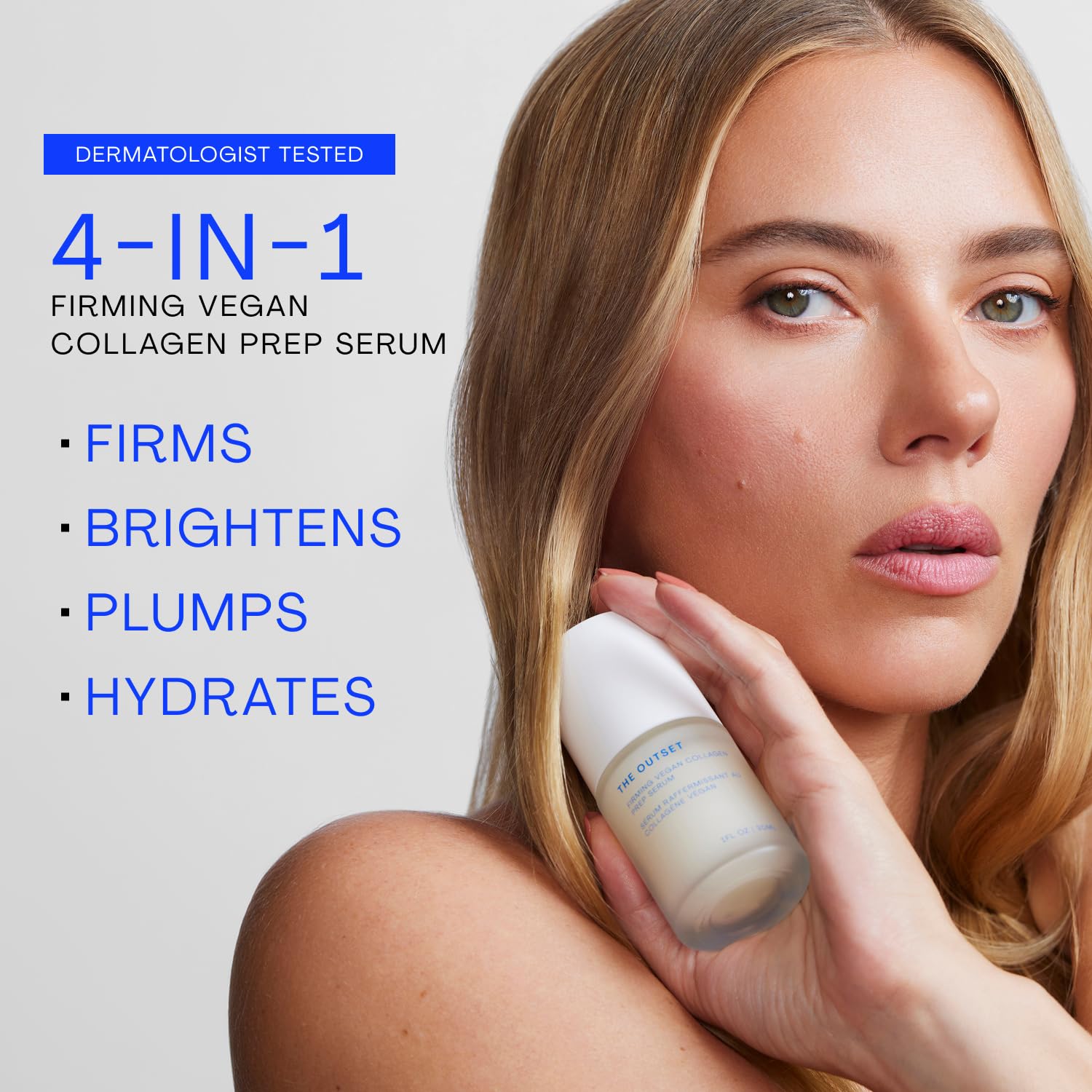 The Outset Firming Vegan Collagen Face Serum, 1 fl oz - The Outset