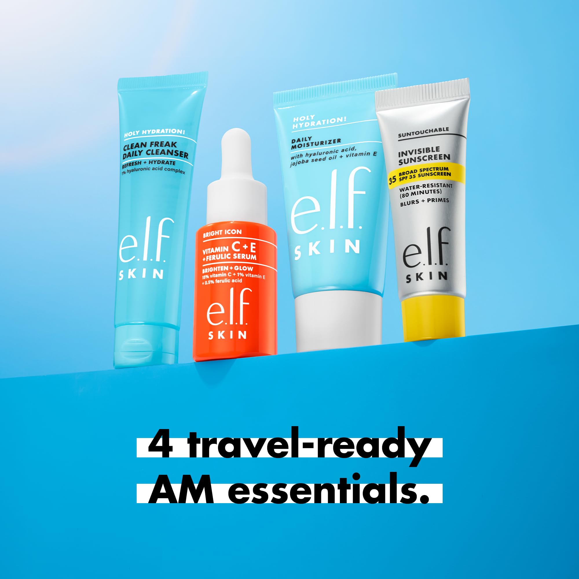 e.l.f. SKIN Wake the e.l.f. Up Skincare Kit - e.l.f.