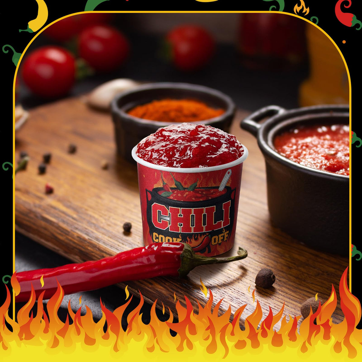 Teenyyou Chili Cook off Tasting Cups mini Chili Portion - Teenyyou Official Imagery - 6