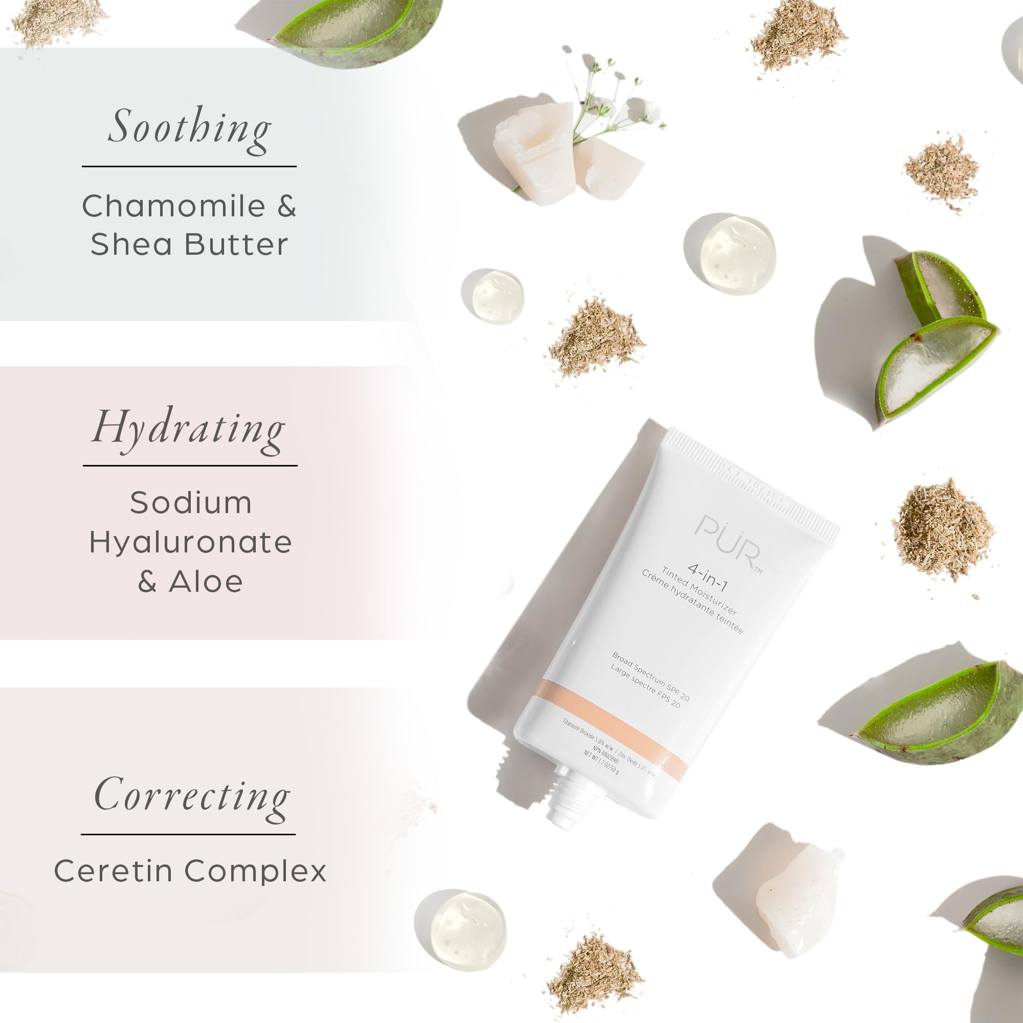 P R MINERALS 4 in 1 Tinted Moisturizer With SPF 20 - Elefair Store Official Product Imagery - 5