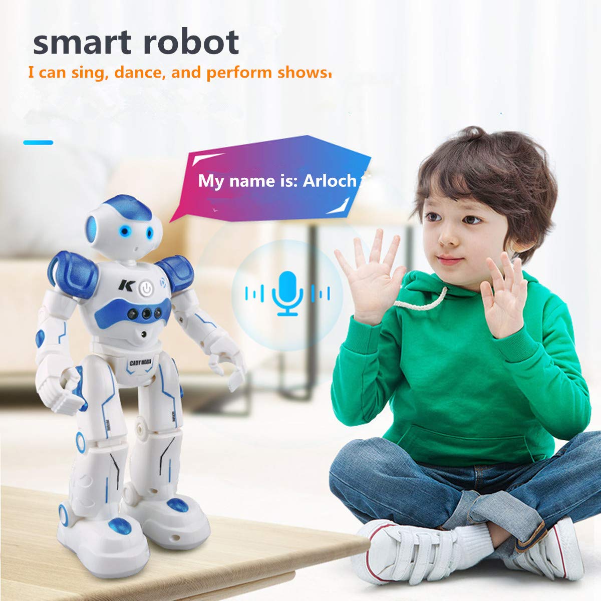 RC Robot Toys Gesture Sensing Smart Robot Toy for Kids Can - WEECOC Official Imagery - 6