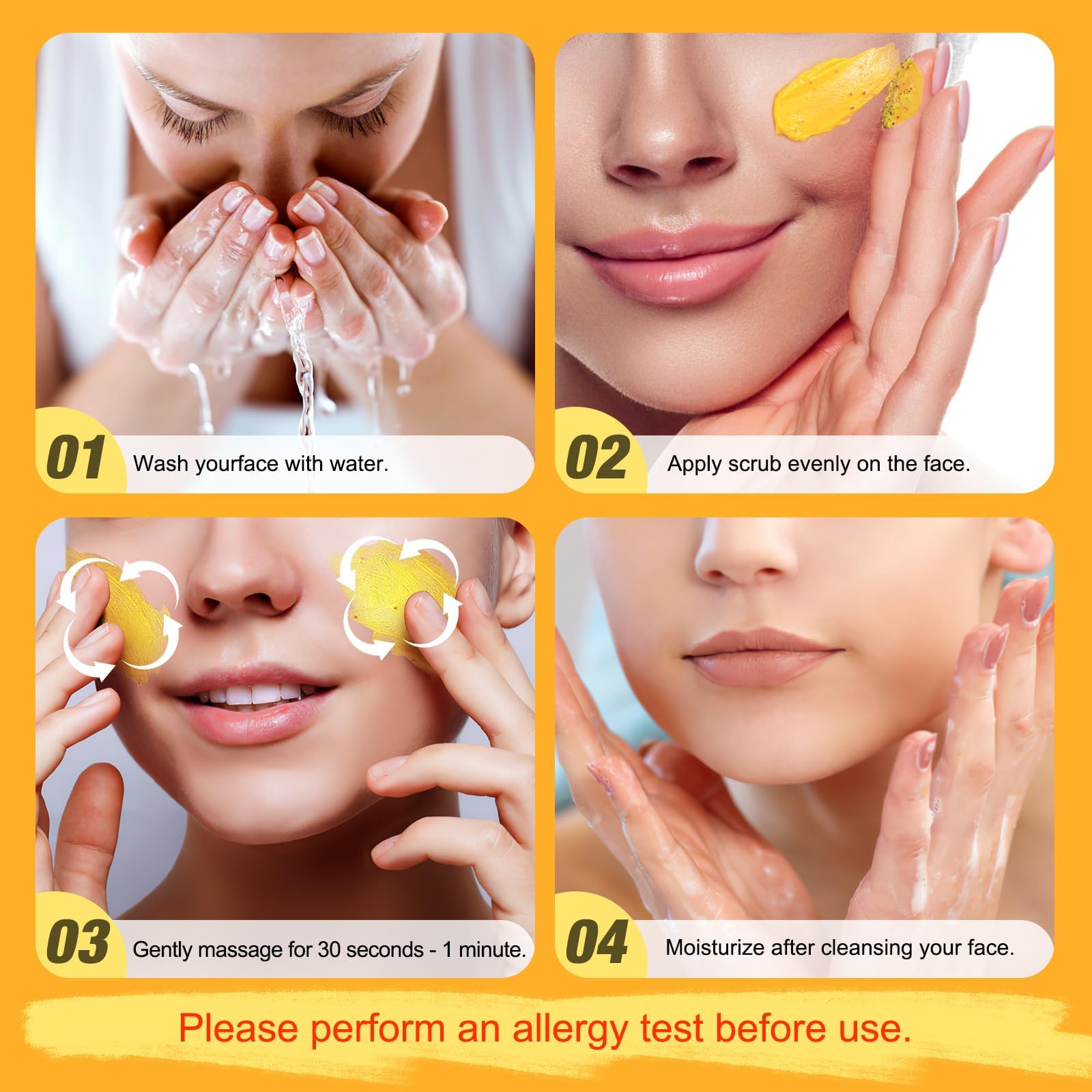 POP MODERN.C Vitamin C and Turmeric Face Scrub Cream Organics Microdermabrasion - POP MODERN.C Official Product View 7