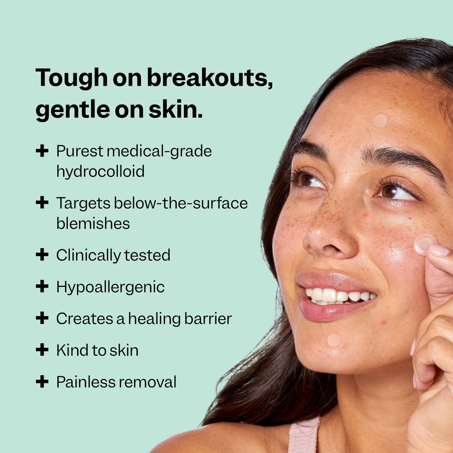 Peach Slices - Deep Blemish Microdarts (9 ct) - Early Stage Pimple Patches for Face - Salicylic Acid, Niacinamide, Hyaluronic Acid, Tea Tree Oil & Cica - Vegan, Cruelty Free, Korean Skin Care & Beauty