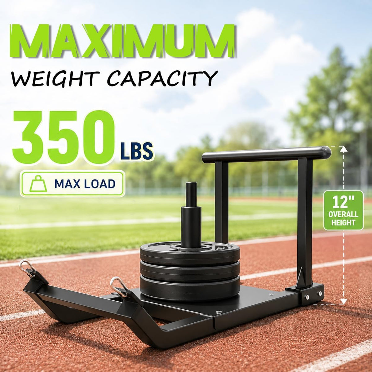 GanFindX Weight Sled Workout Sled for Athletic Fitness - GanFindX Official Imagery - 5