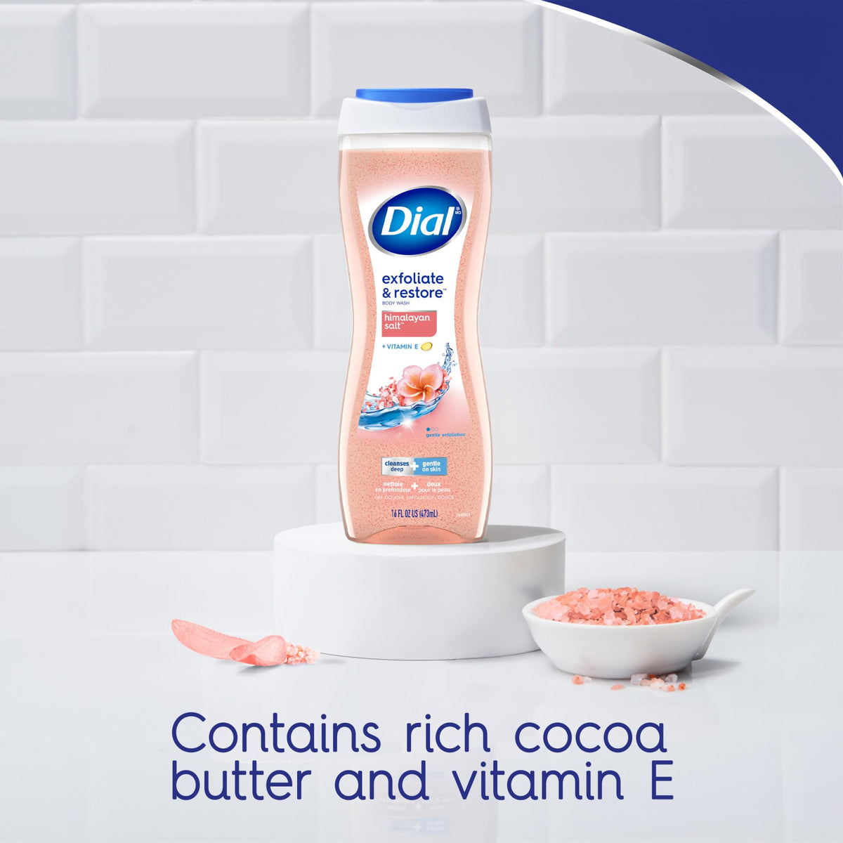 Dial Body Wash Hydraclean Complex Vitamin E Gentle Leaves - Dial Official Imagery - 6