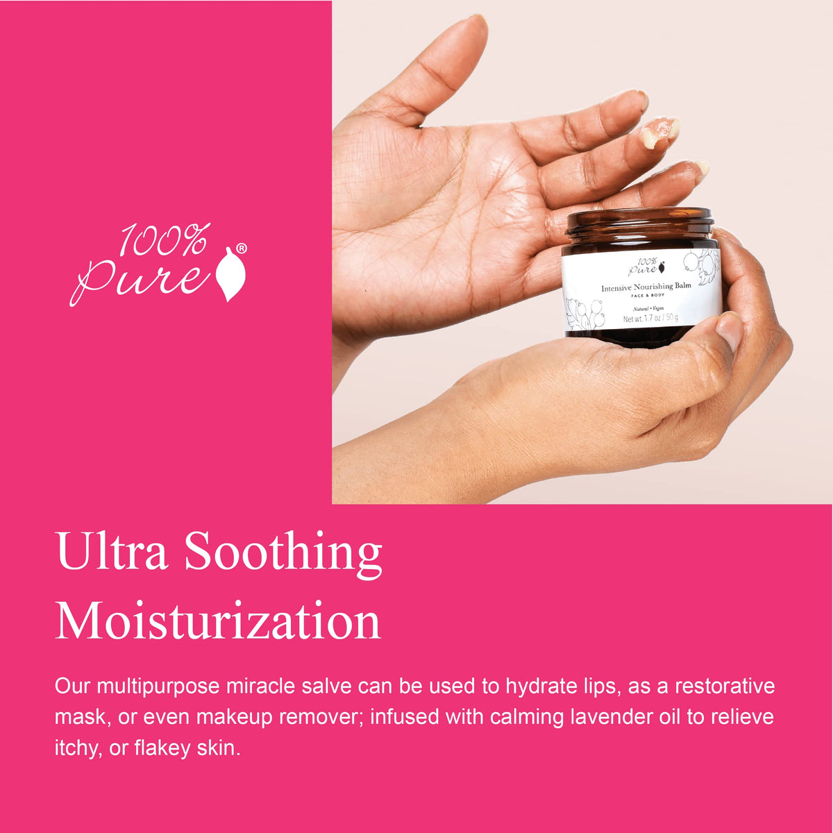 100 PURE Intensive Nourishing Balm 1 7 oz - 100% PURE Official Imagery - 7