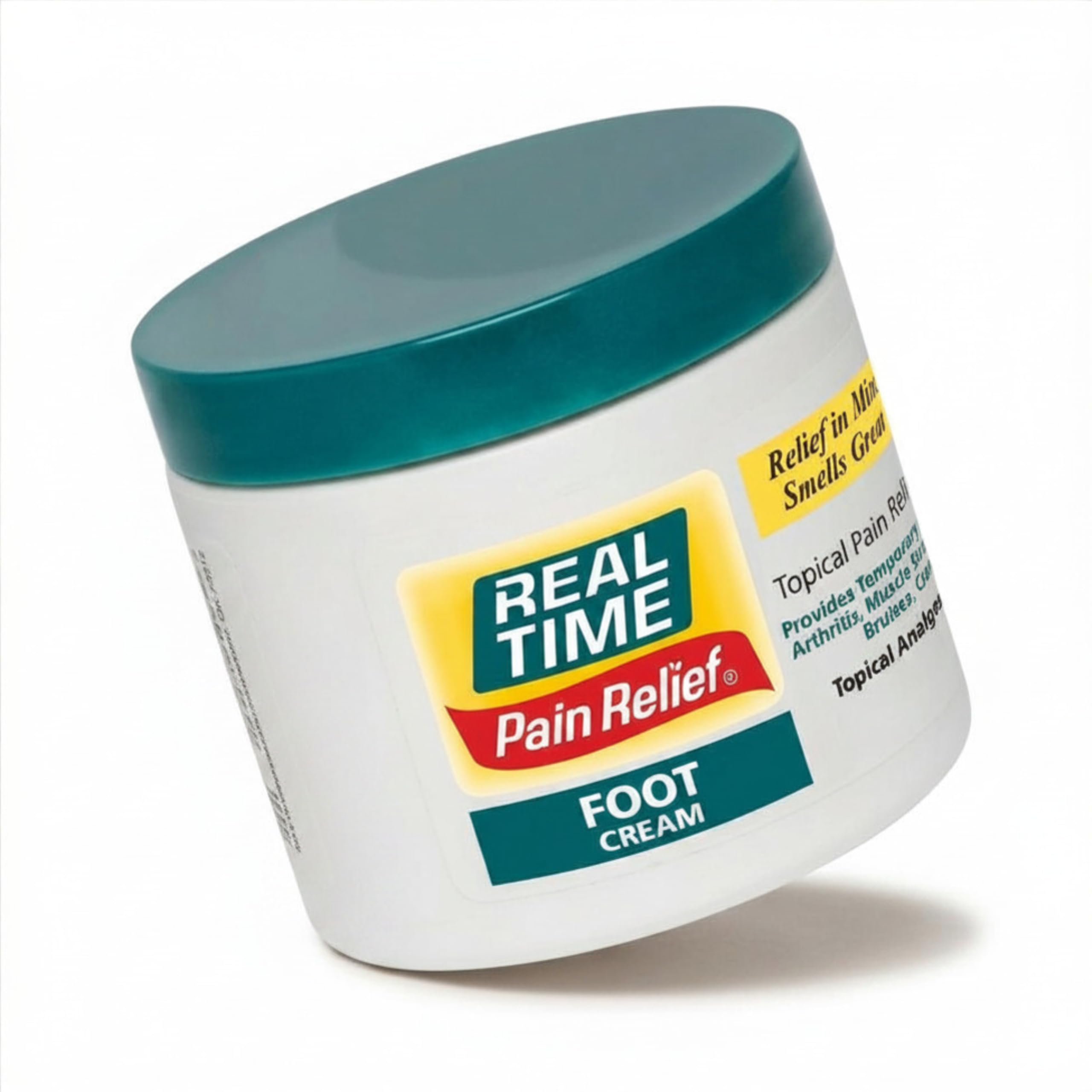 Real Time Pain Relief Foot Cream 8oz | 15 Natural Ingredients