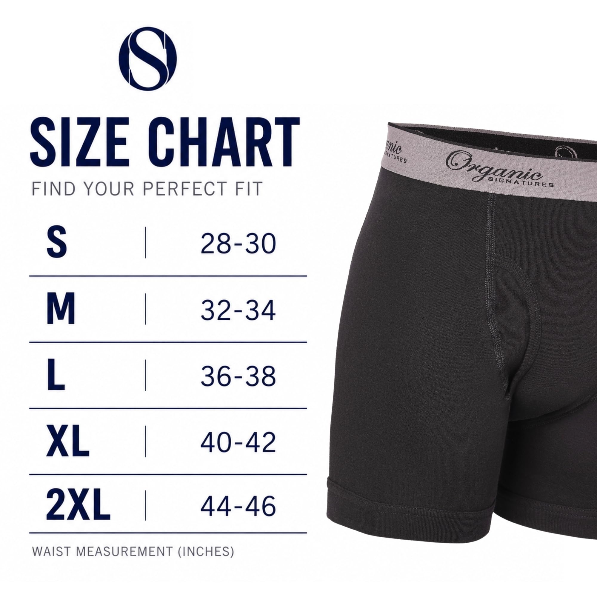 Organic Signatures Boxer Briefs, 100% Organic Cotton - Organic Signatures Official Product View 5