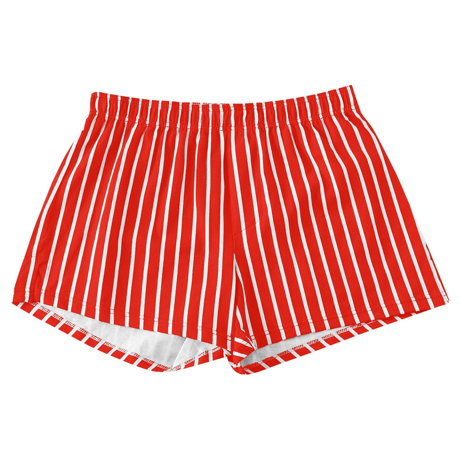 Striped Cotton Underwear for Men Casual Loose Fit Boxer Briefs Soft Co - View 4