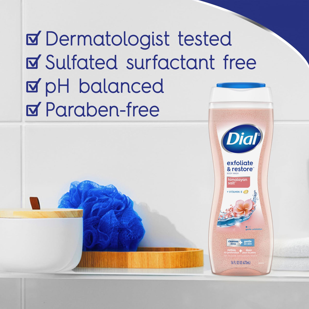 Dial Body Wash Hydraclean Complex Vitamin E Gentle Leaves - Dial Official Imagery - 3