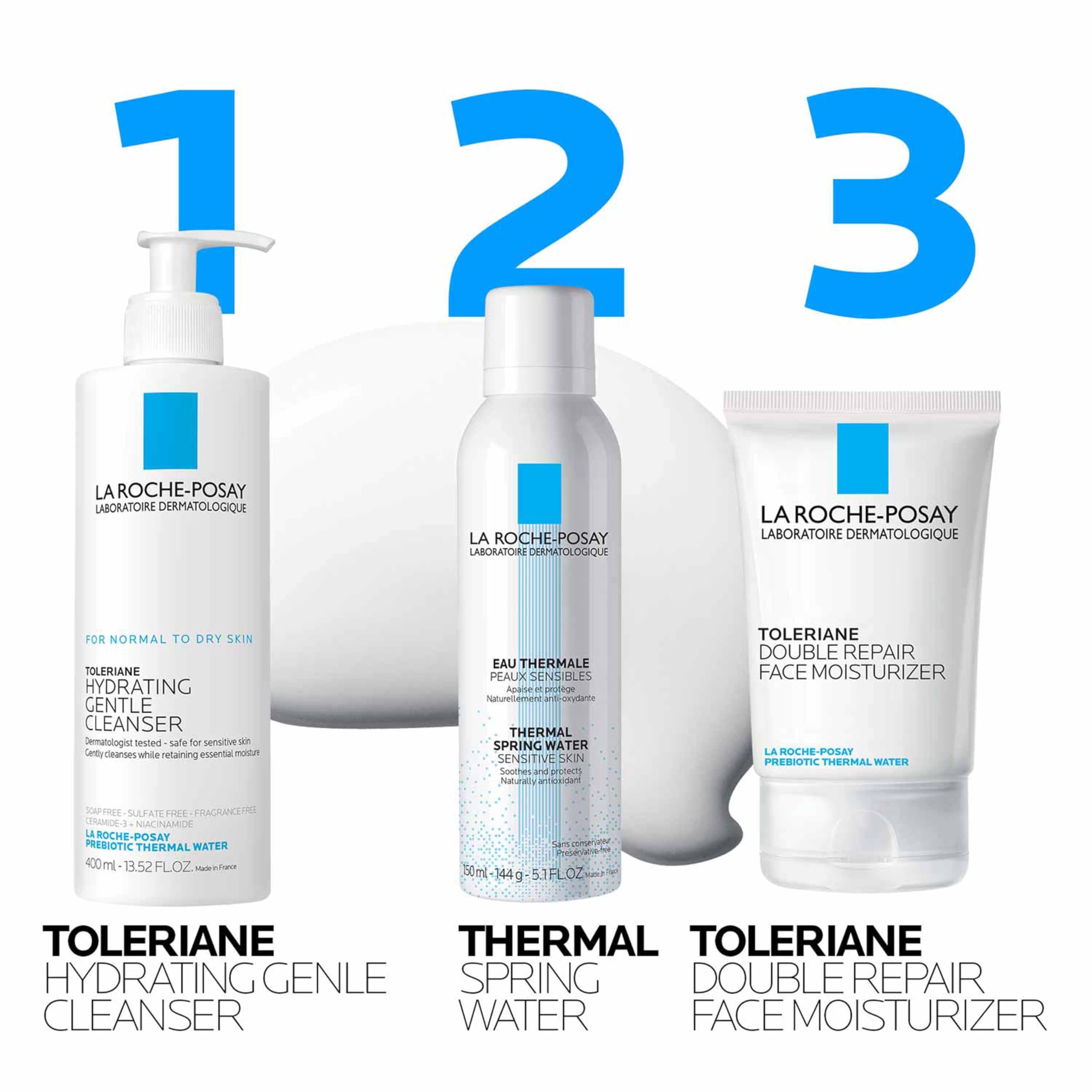La Roche-Posay Toleriane Hydrating Gentle Facial Cleanser, wit... - Elefair Tech Official Product View 10