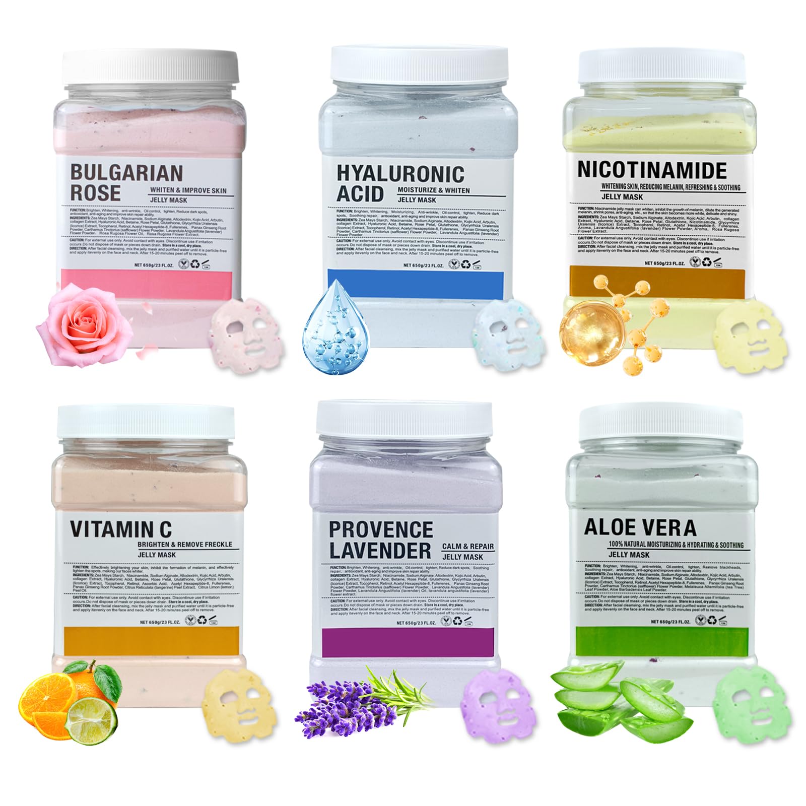 Jelly Mask for Facials Professional, Hydrating &amp; - Angeland