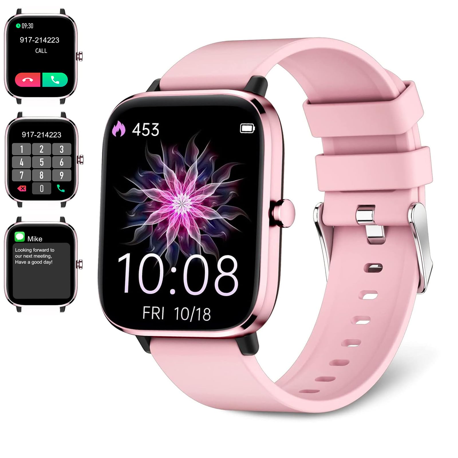 Choiknbo Smartwatch for Women - Call, Fitness Tracker, Heart Rate & Sl - View 1