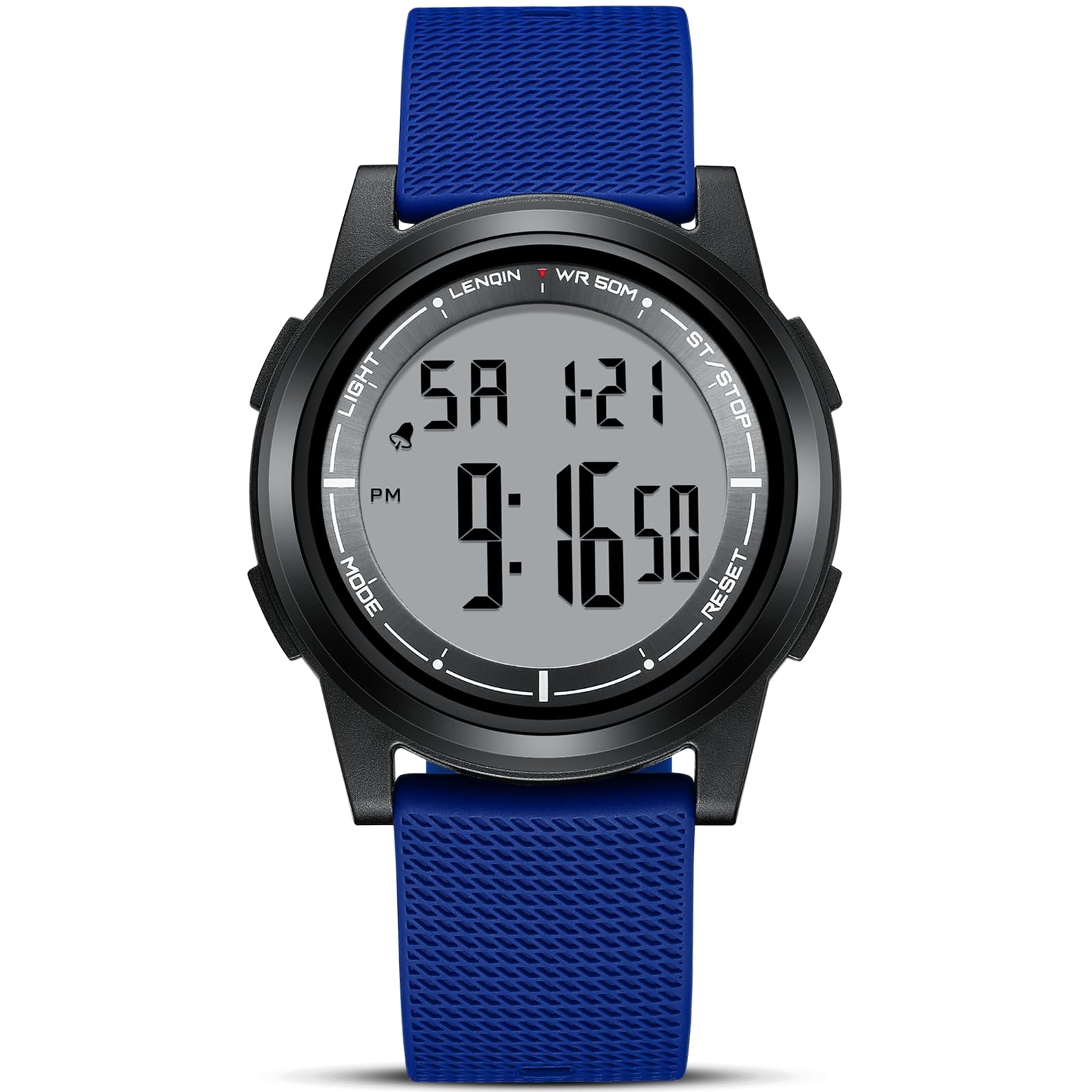 HANPOSH Mens Digital Watch Ultra Thin Sports Waterproof Watches for Me - View 9
