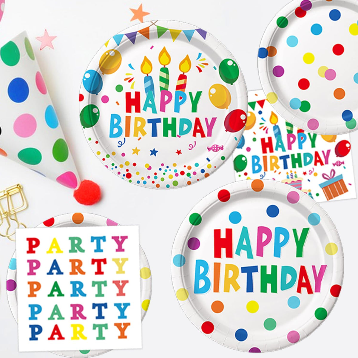 Happy Birthday Decorations - LINHAXM Official Imagery - 6