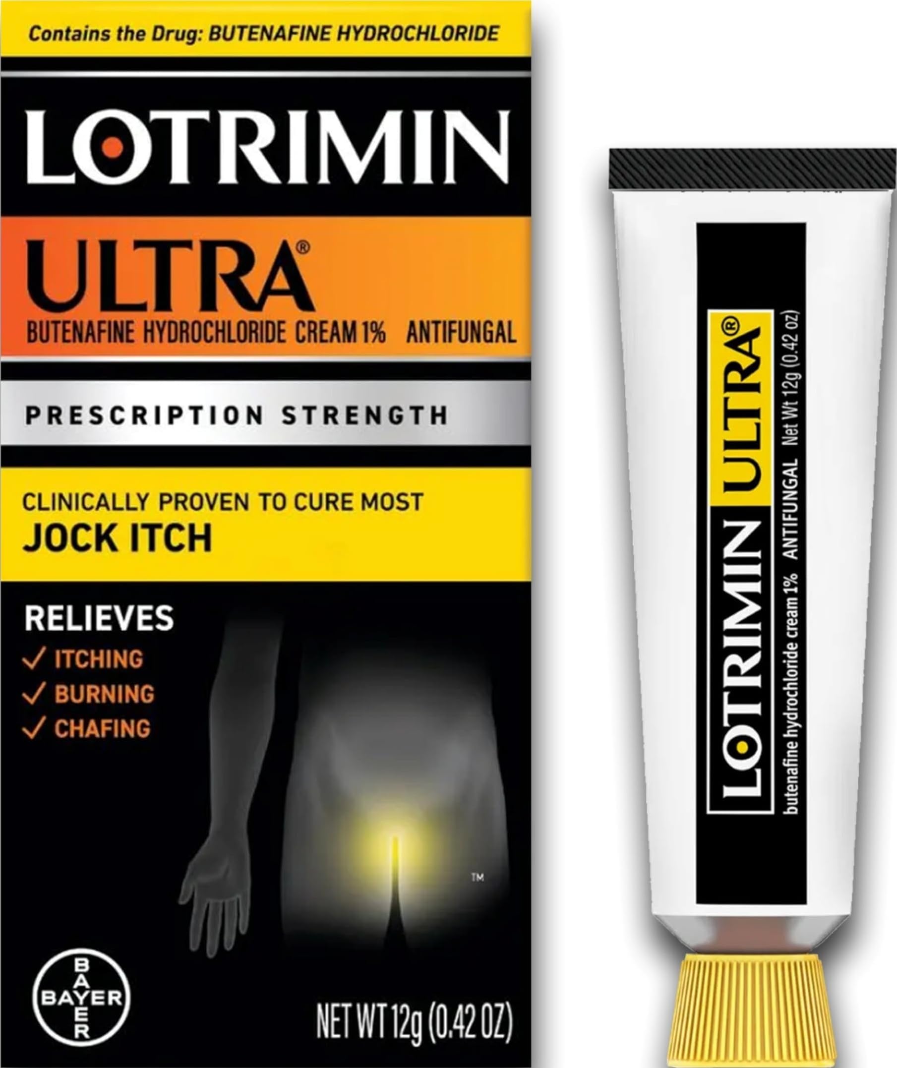 Lotrimin Ultra Jock Itch Antifungal Cream 0.42 oz