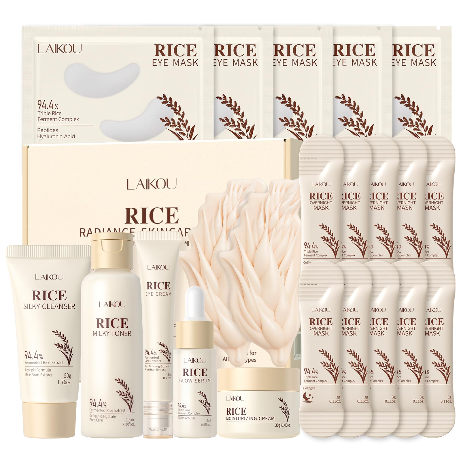 LAIKOU Skin Care Set, Korean Skin Care - LAIKOU