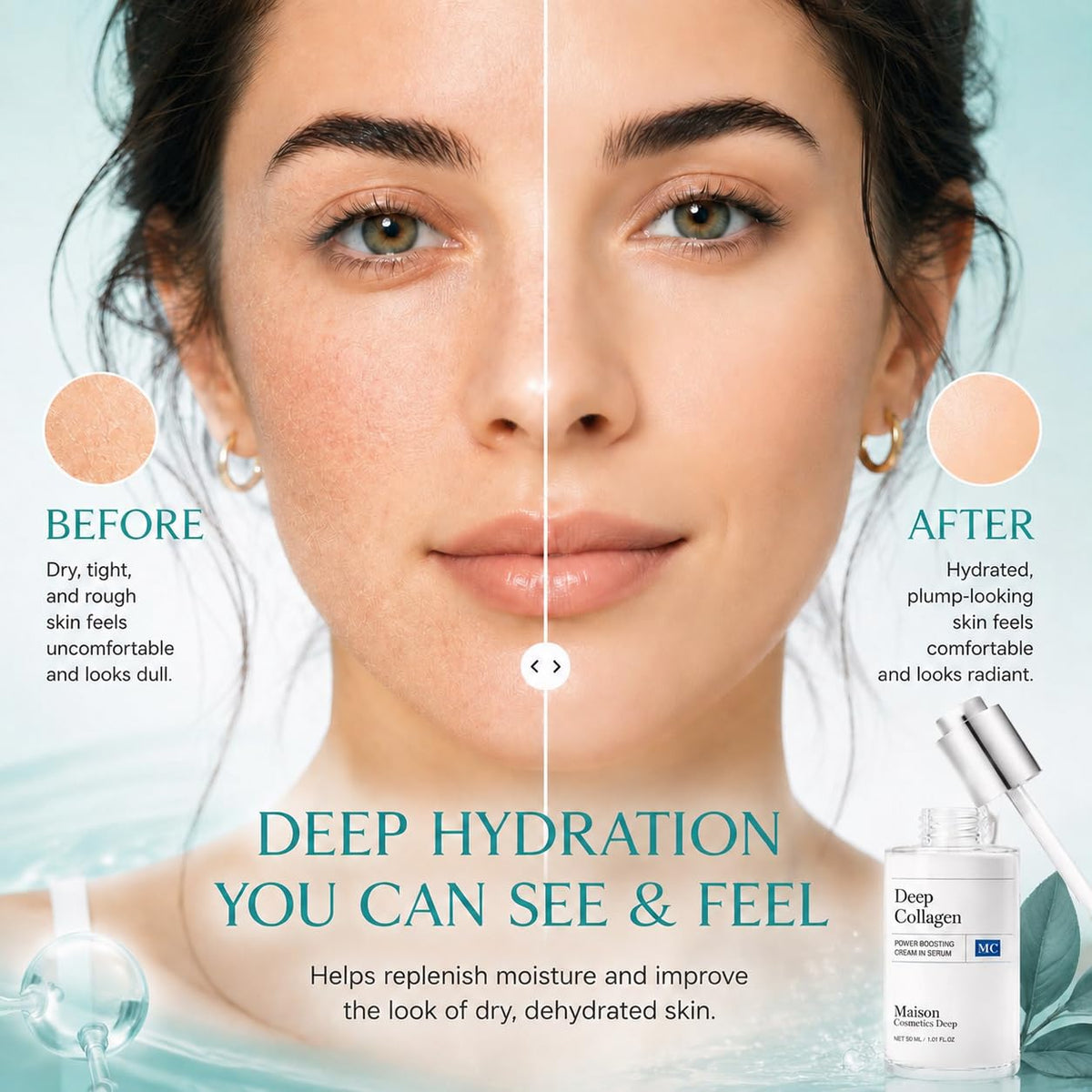 1PCSMaison Cosmetics Deep Collagen Maison Korean Cosmetics - Maison Cosmetics Deep Official Imagery - 3