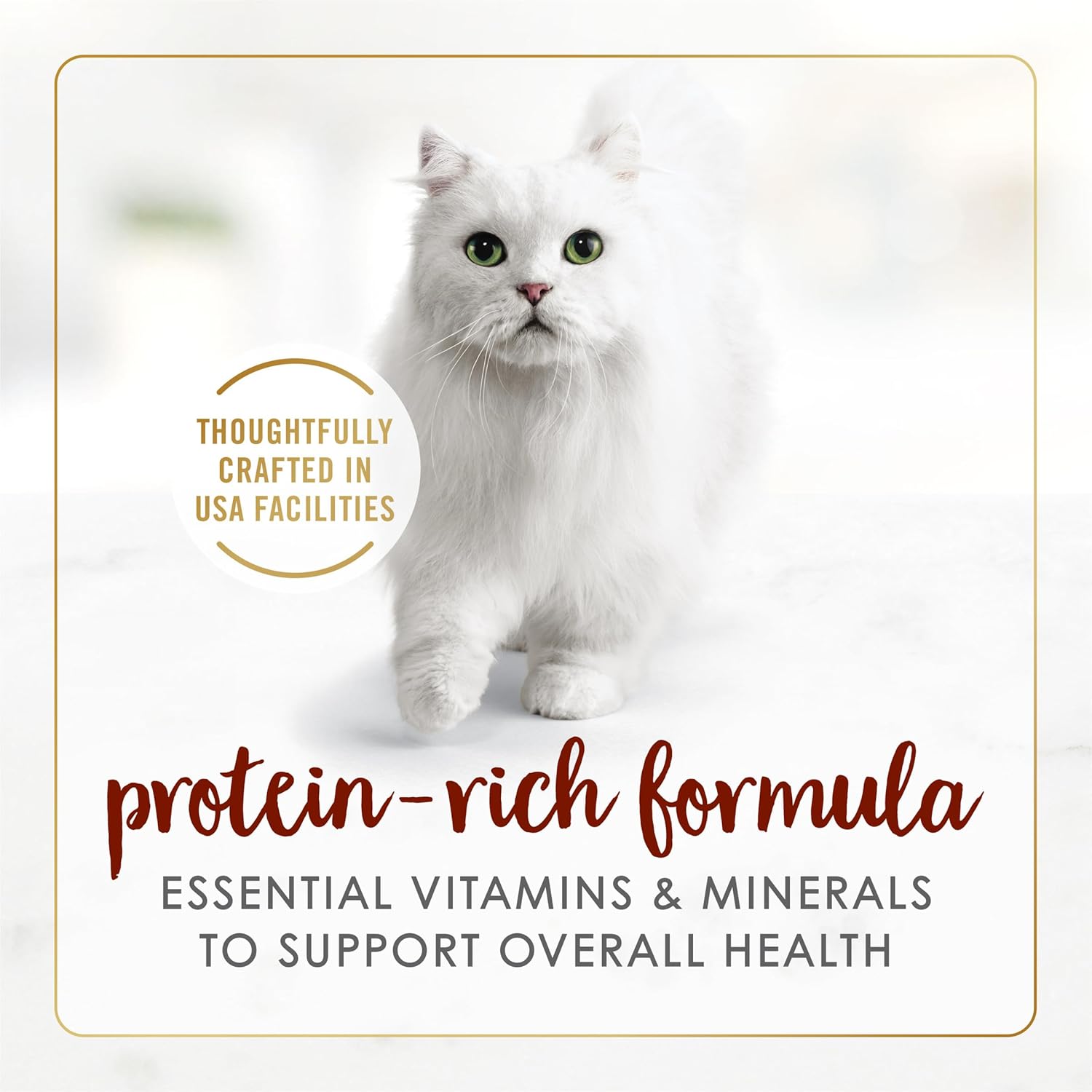 Fancy Feast Tender Beef Feast classic grain-free wet cat food in 3 oz. cans, pack of 24, with pate texture and beef flavor.