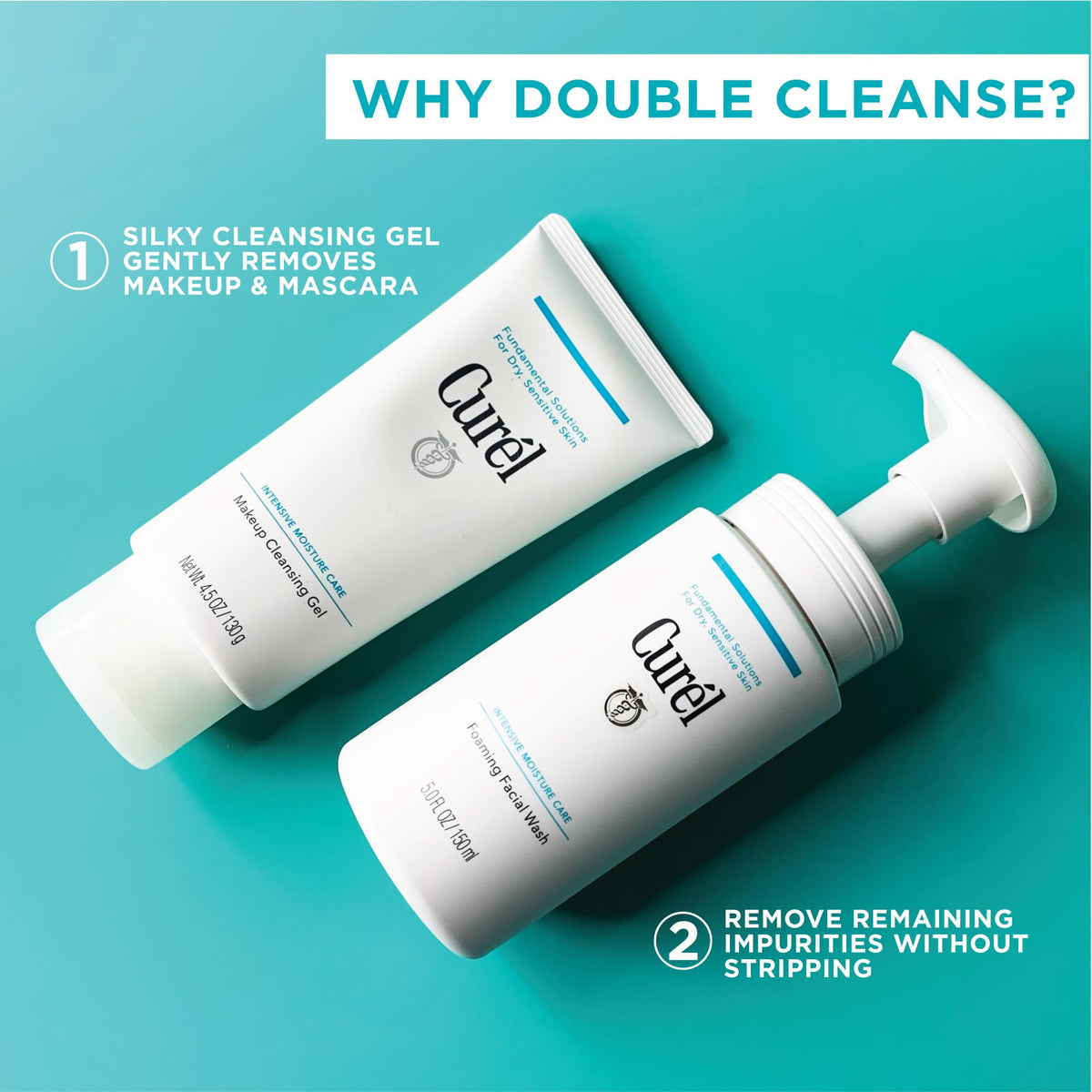 Curel Japanese Skin Care Foaming Daily Face Wash for - Curel Official Imagery - 8