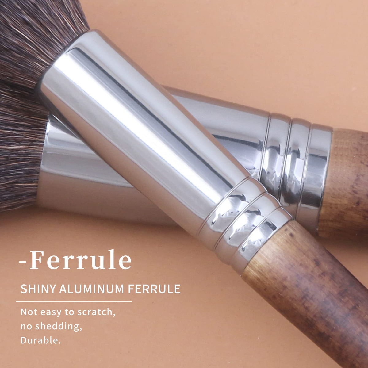 ENZO KEN Deluxe Professional Natural Goat Hair Makeup Brush - ENZO KEN Official Imagery - 7