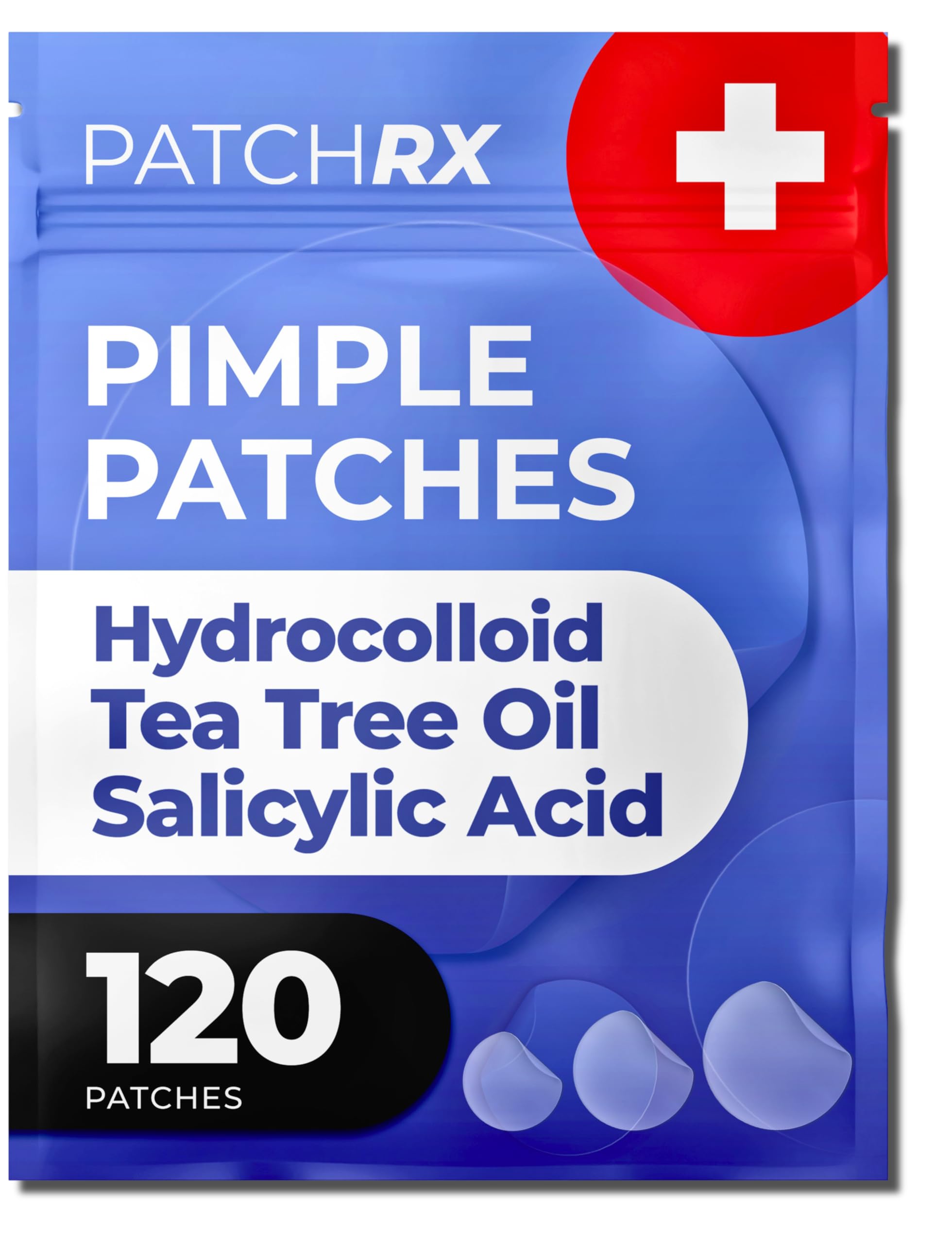 PatchRx Salicylic Pimple Patches (120 Pack), Salicylic Acid Acne - Product Imagery