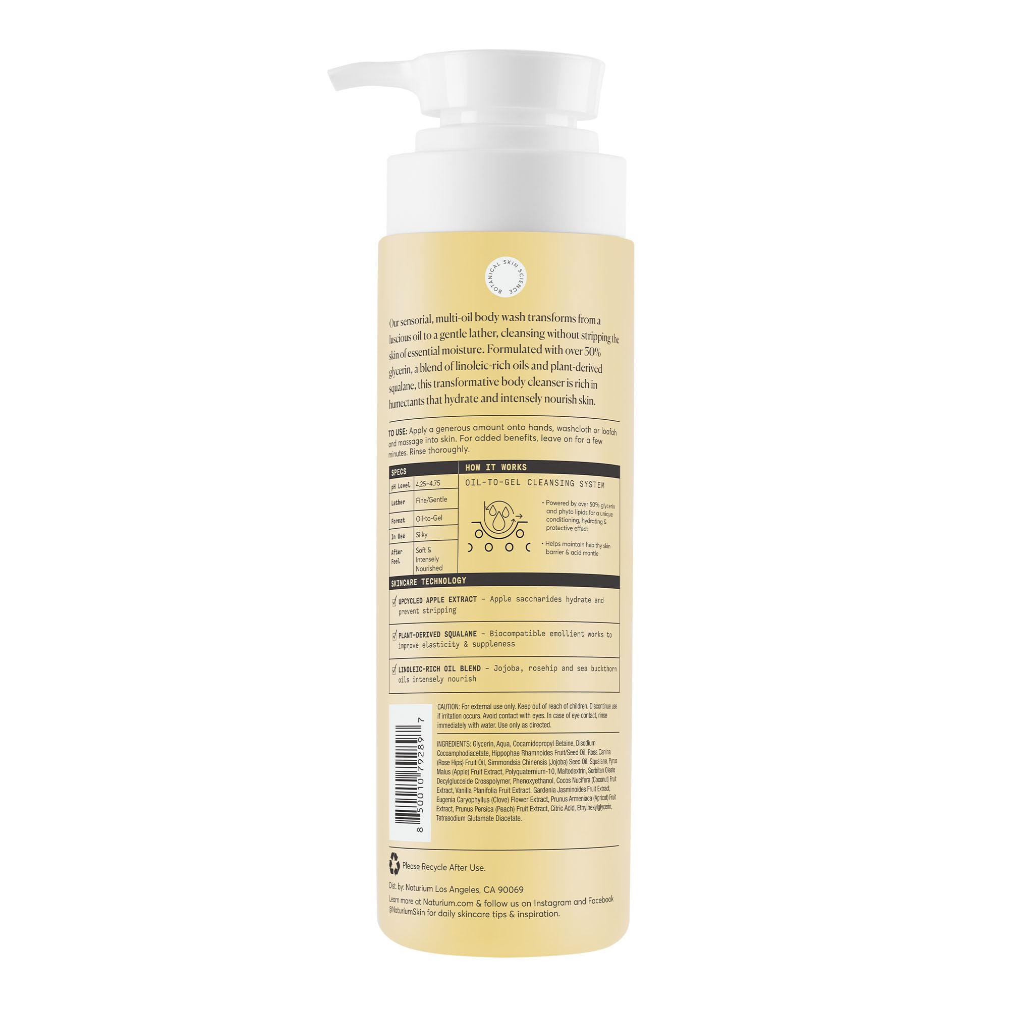 Naturium The Glow Getter Multi-Oil Body Wash, 16.9 fl oz - Naturium Official Product View 3