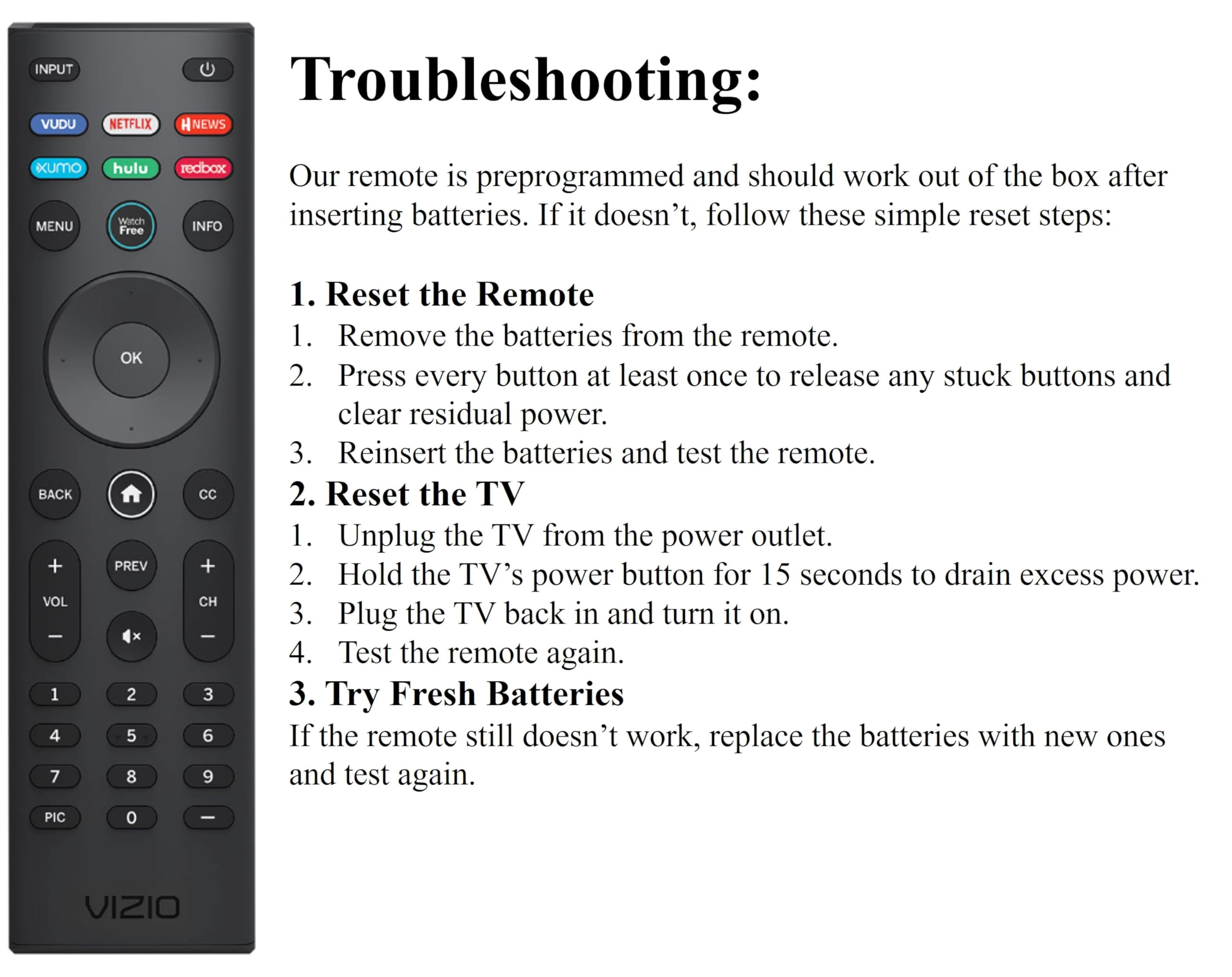 VIZIO SmartCast Universal Remote Control - Smart Remote Replaceme - VIZIO Official Product View 8