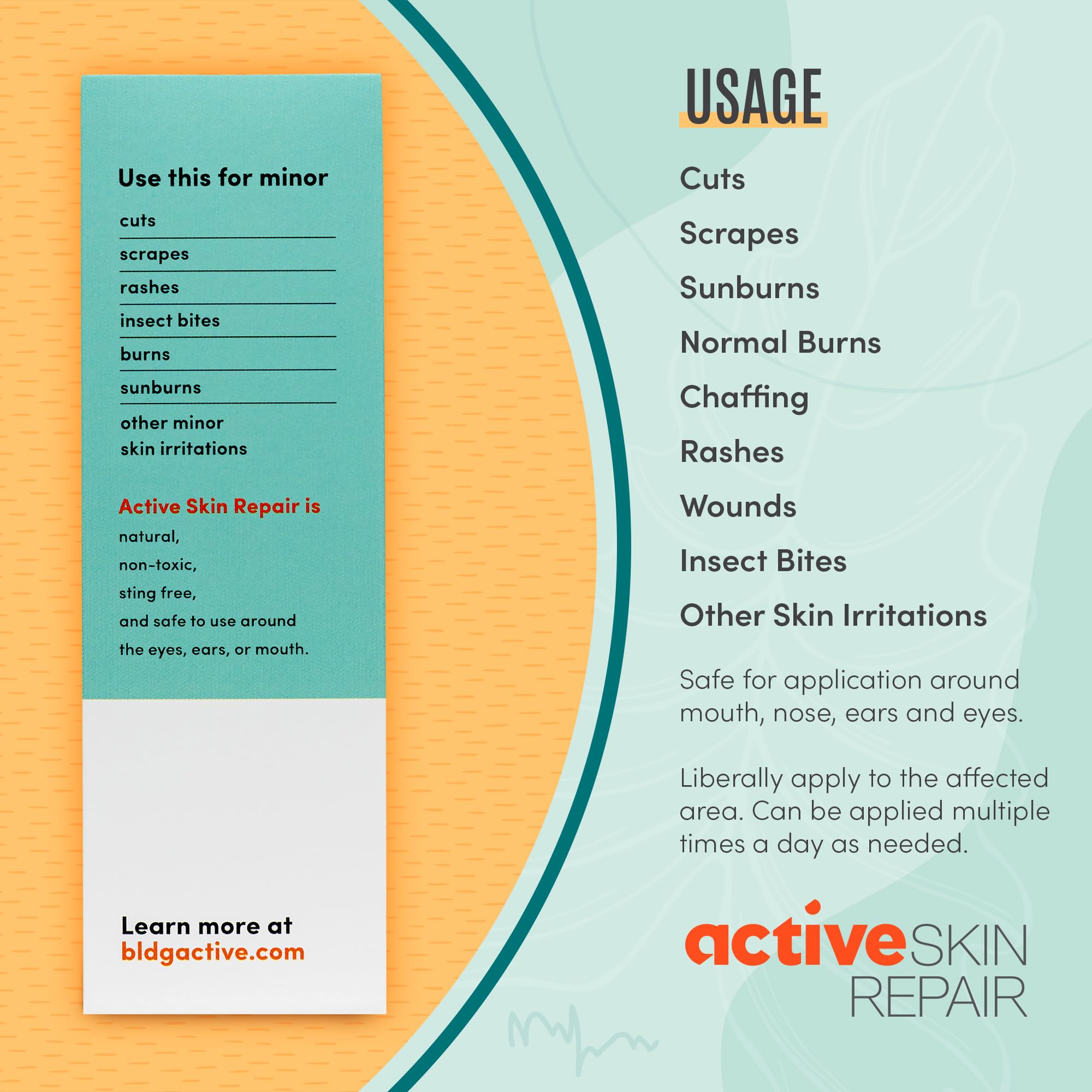 Active Skin Repair First Aid Spray with Medical Grade - BLDG ACTIVE Official Imagery - 8