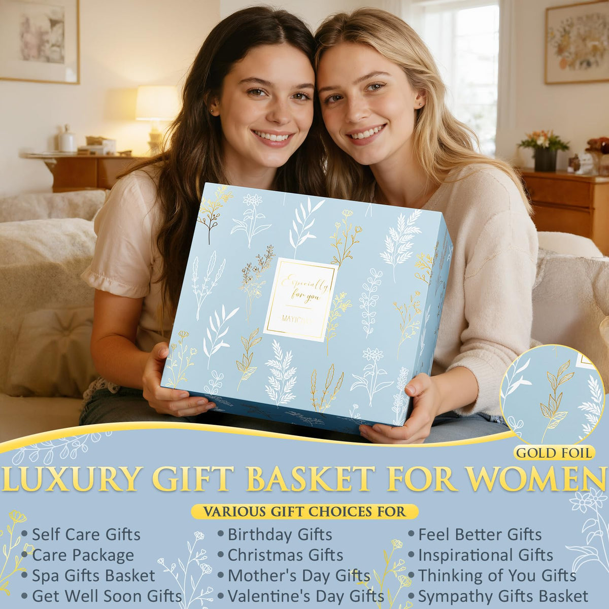 Birthday Gifts for Women Spa Self Care Package Get Well Soon - MAYICIVO Official Imagery - 4