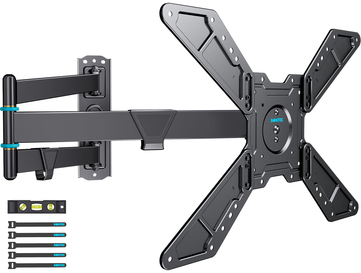 BONTEC Full Motion Corner TV Wall Mount for 31 75 Inch TVs - BONTEC Official Imagery - 1