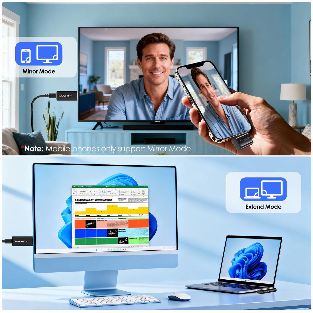 Wireless HDMI Transmitter and Receiver WAVLINK Wireless HDMI - WAVLINK Official Imagery - 6