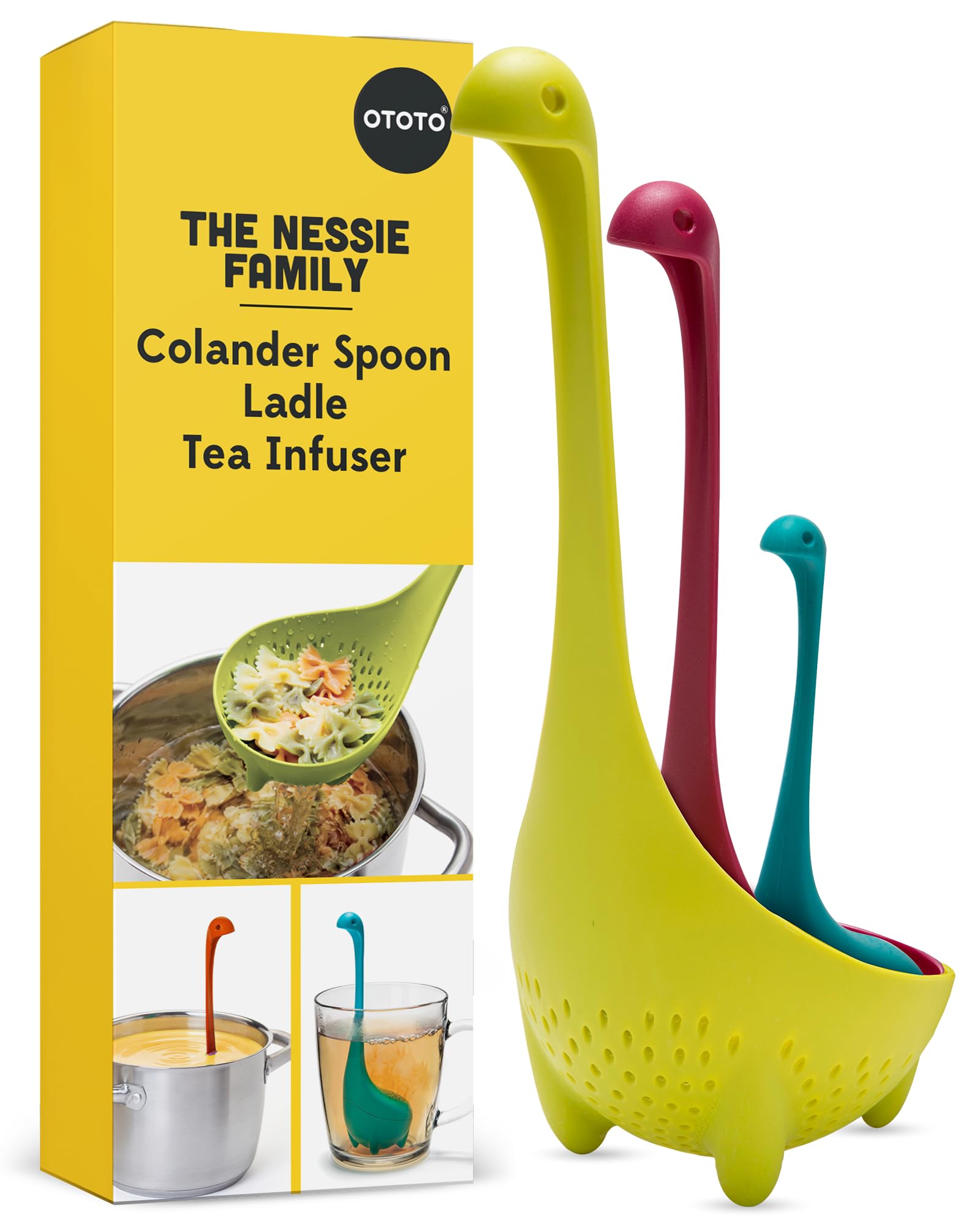OTOTO The Original Nessie Ladle - Soup Ladle, Cute Gifts, Funny Kitche - View 8