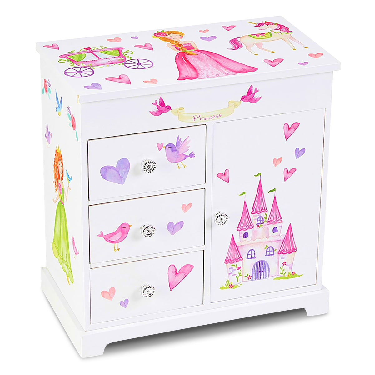 Jewelkeeper Jewelry Box for Girls with 3 Drawers - Jewelkeeper Official Imagery - 1