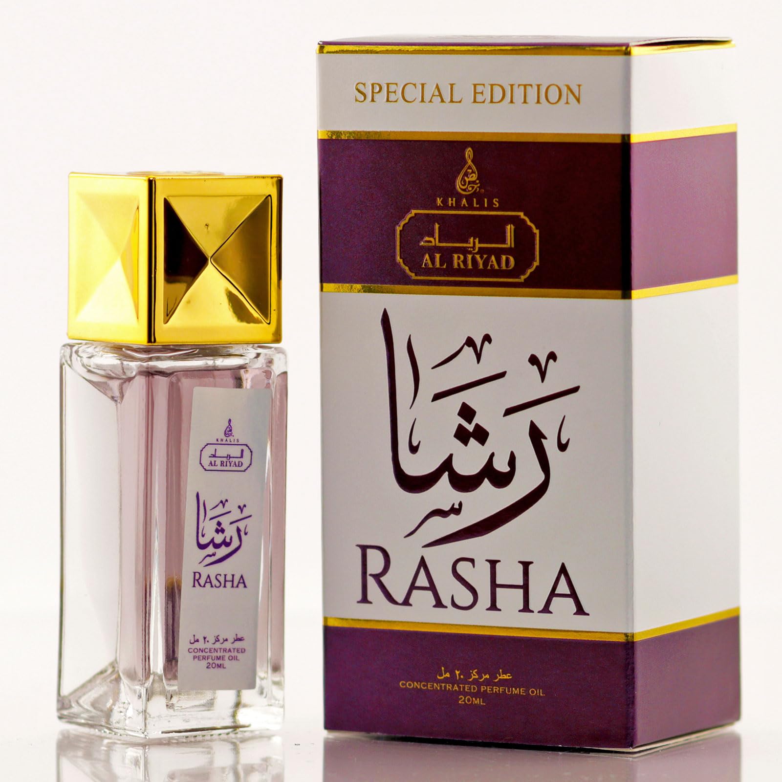 Maison d’Orient Rasha Woody Green Floral Perfume Oil Roll‑On 20 - Product Imagery
