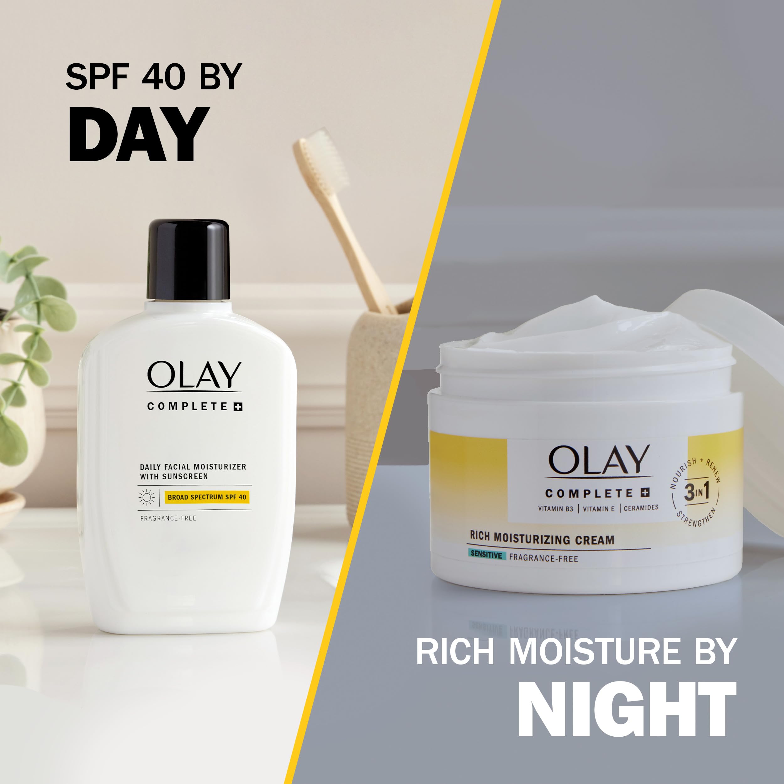 Olay Face Moisturizer, Complete+ Rich Moisturizing Cream - Olay