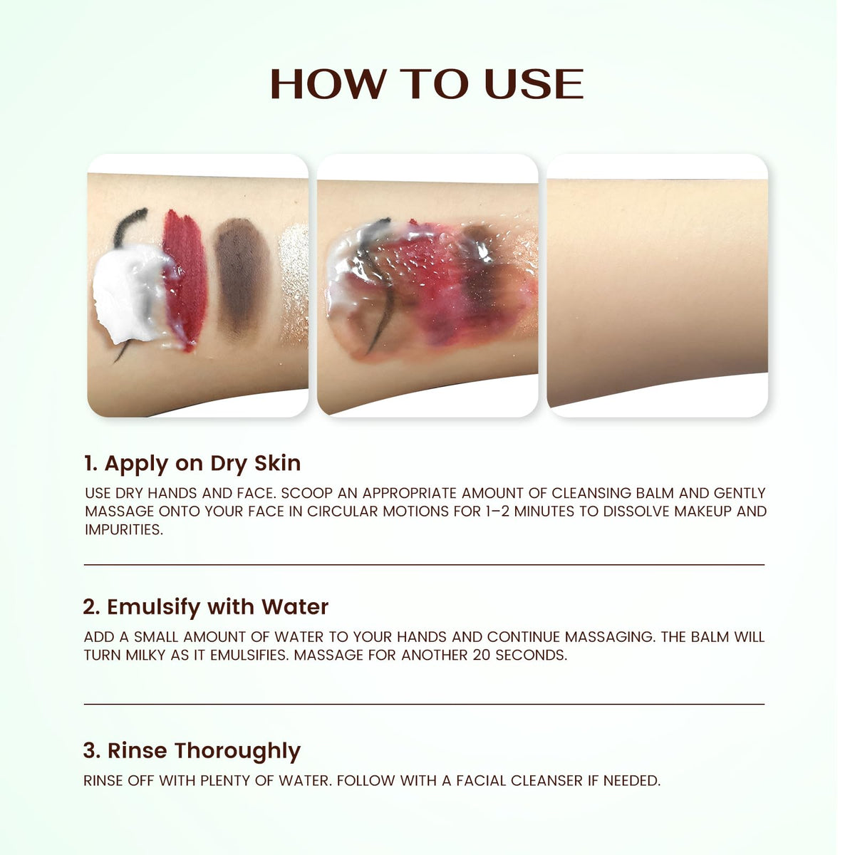Makeup Remover Cleanser Balm with Coconut Milk Multi Natrual - Emerlin Remède Official Imagery - 7