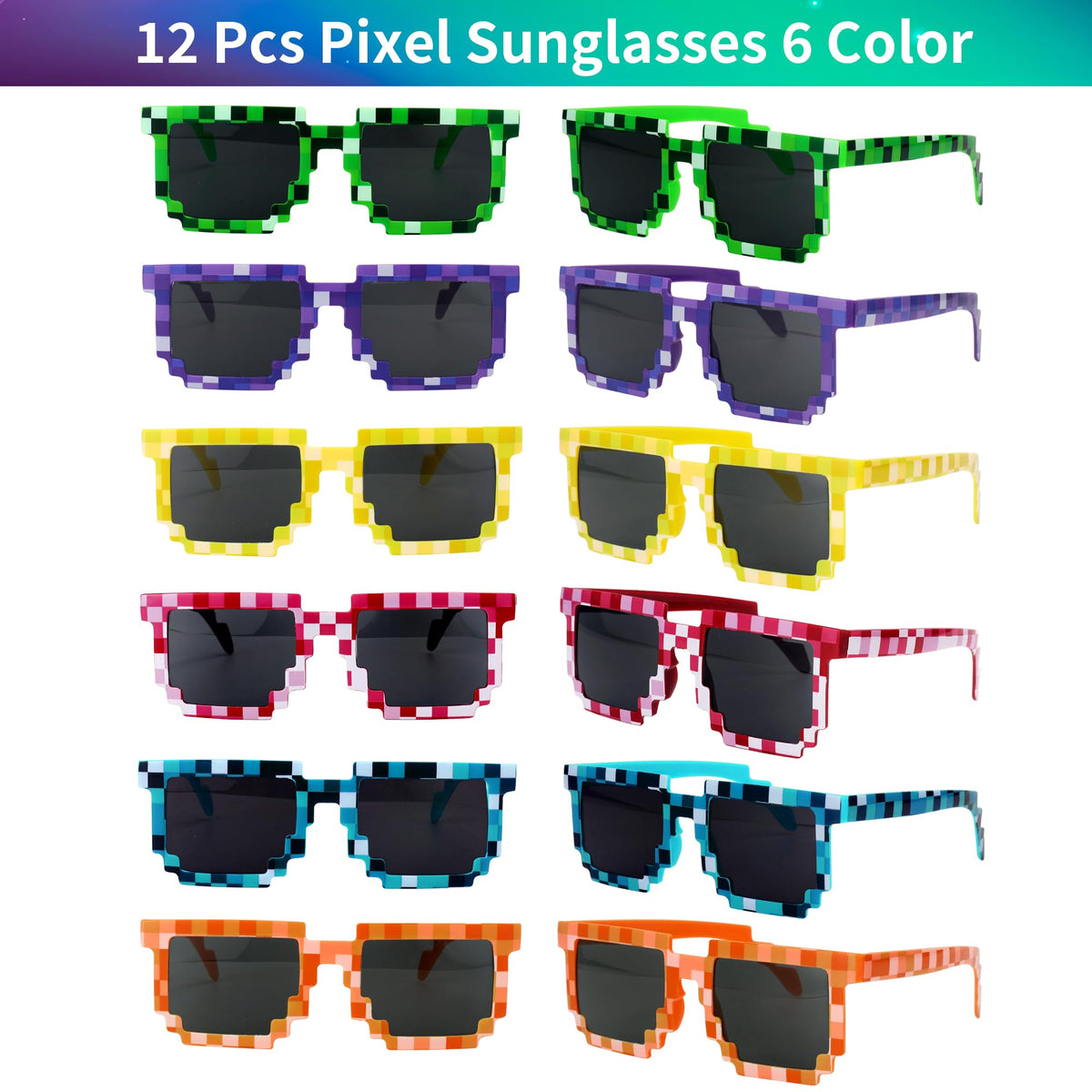 PLOUGVI 320PCS Video Game Party Favors for Kids Including - PLOUGVI Official Imagery - 4