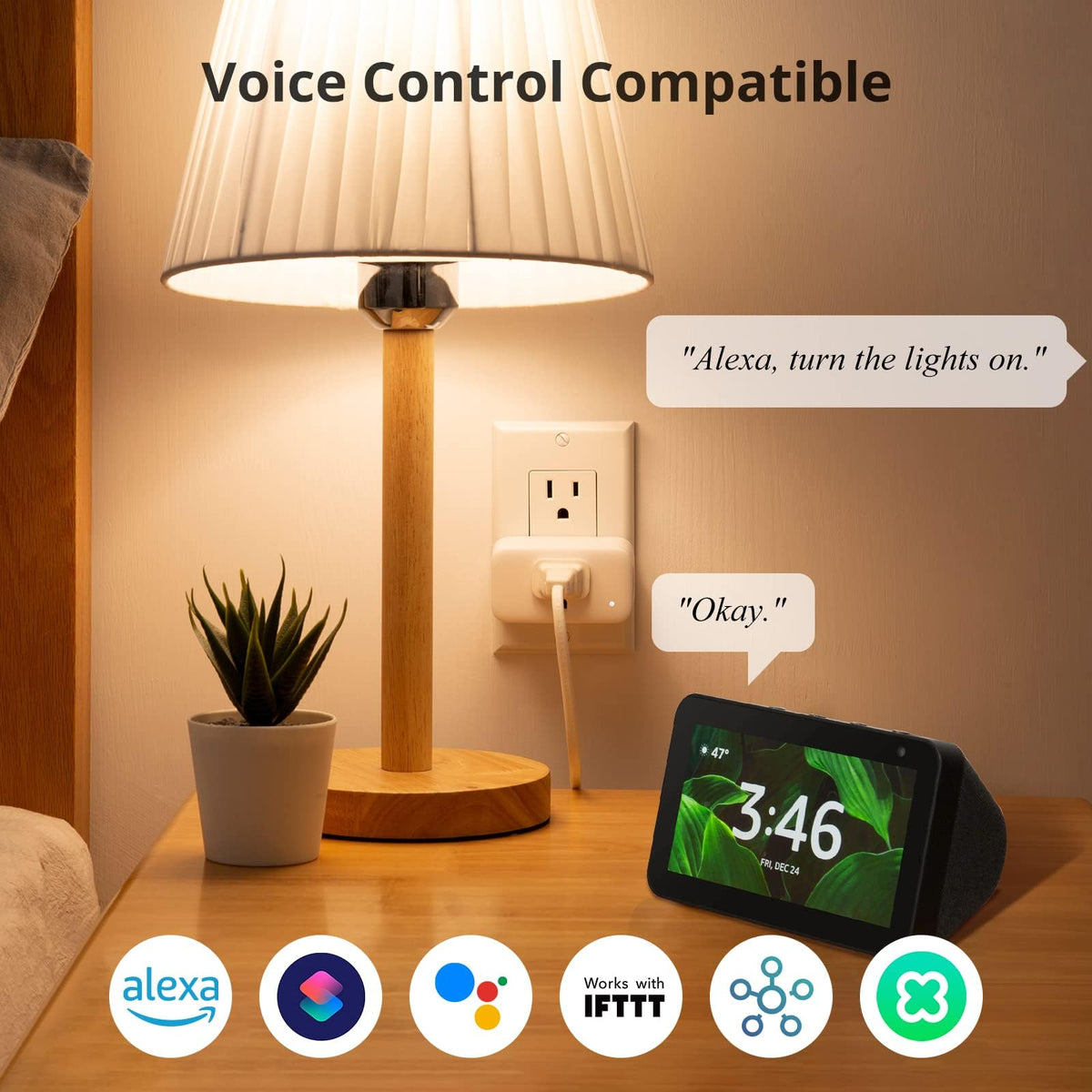 SwitchBot Smart Plug Mini 15A Energy Monitoring WiFi - SwitchBot Official Imagery - 4