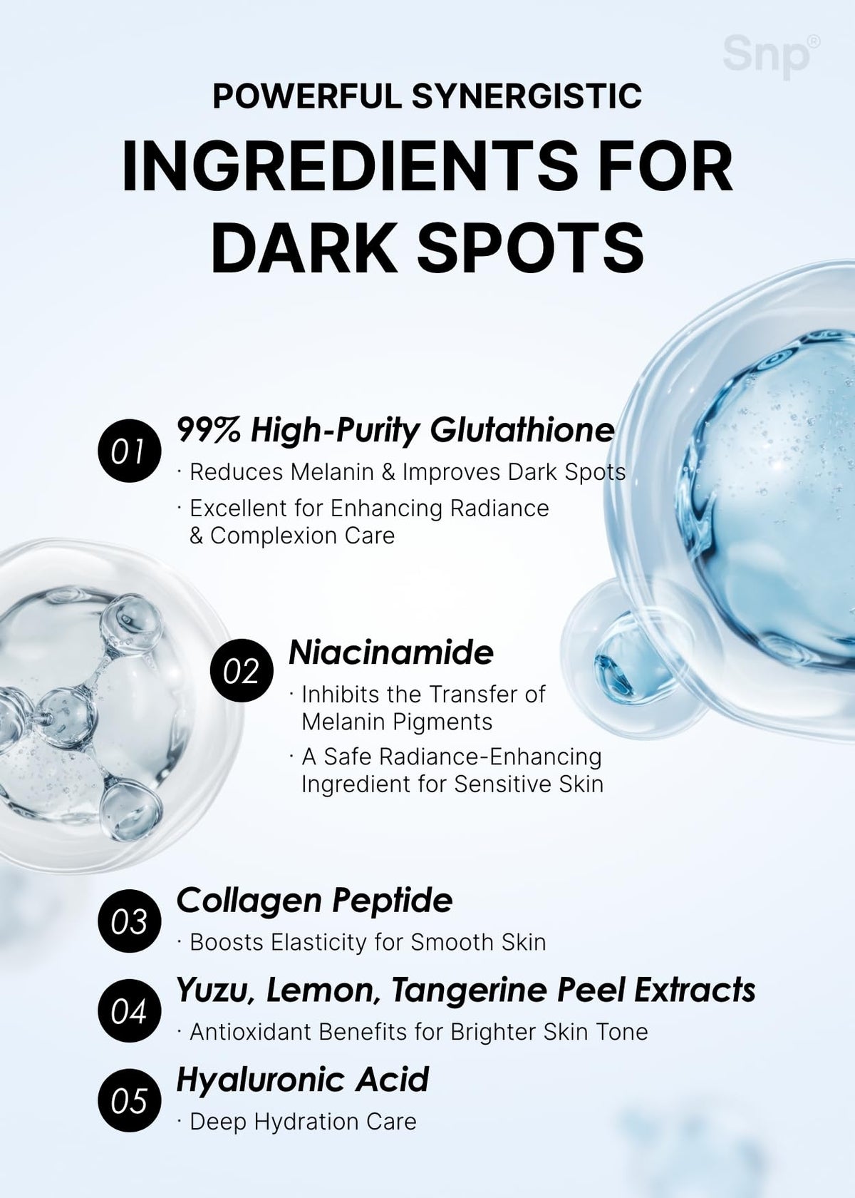 SNP 99 Glutathione Niacinamide B3 Eye Patch - SNP Official Imagery - 7