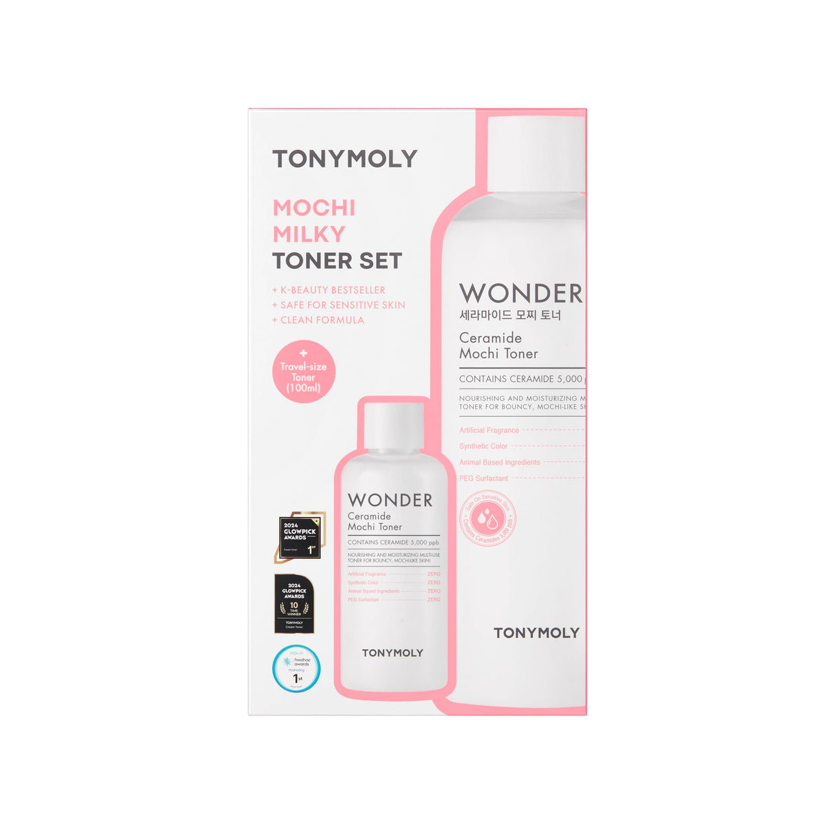 TONYMOLY Wonder Ceramide Mochi Toner Set - TONYMOLY Official Imagery - 3