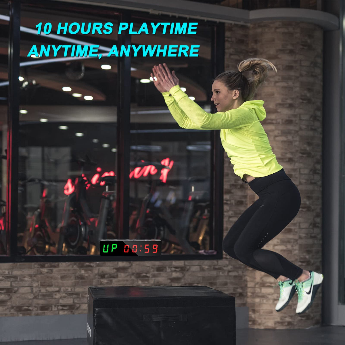 Gym Timer Portable Interval Timer with Rechargeable Battery - Jhering Official Imagery - 6