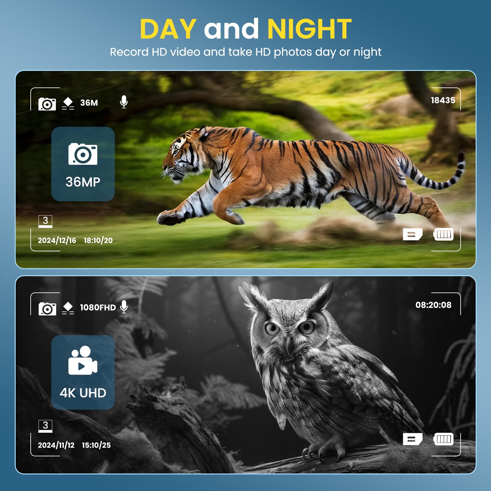 WISHBETY 4K Night Vision Goggles for Adult,1000FT View Range Night Vision Binocu - WISHBETY Official Product View 8