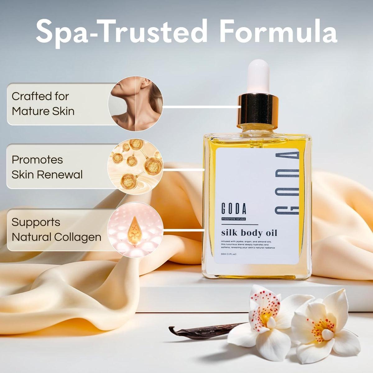 GODA Silk Body Oil Women - GODA Official Imagery - 7