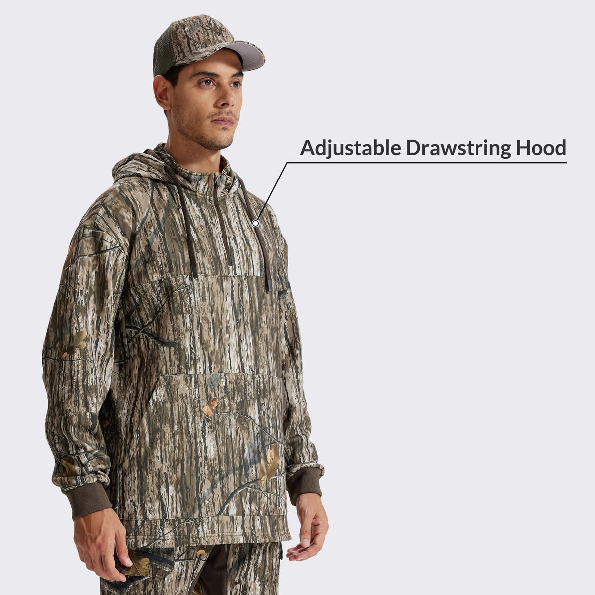 LOOGU Hunting Hoodies for Men Fleece Lining Performance - LOOGU Official Imagery - 6